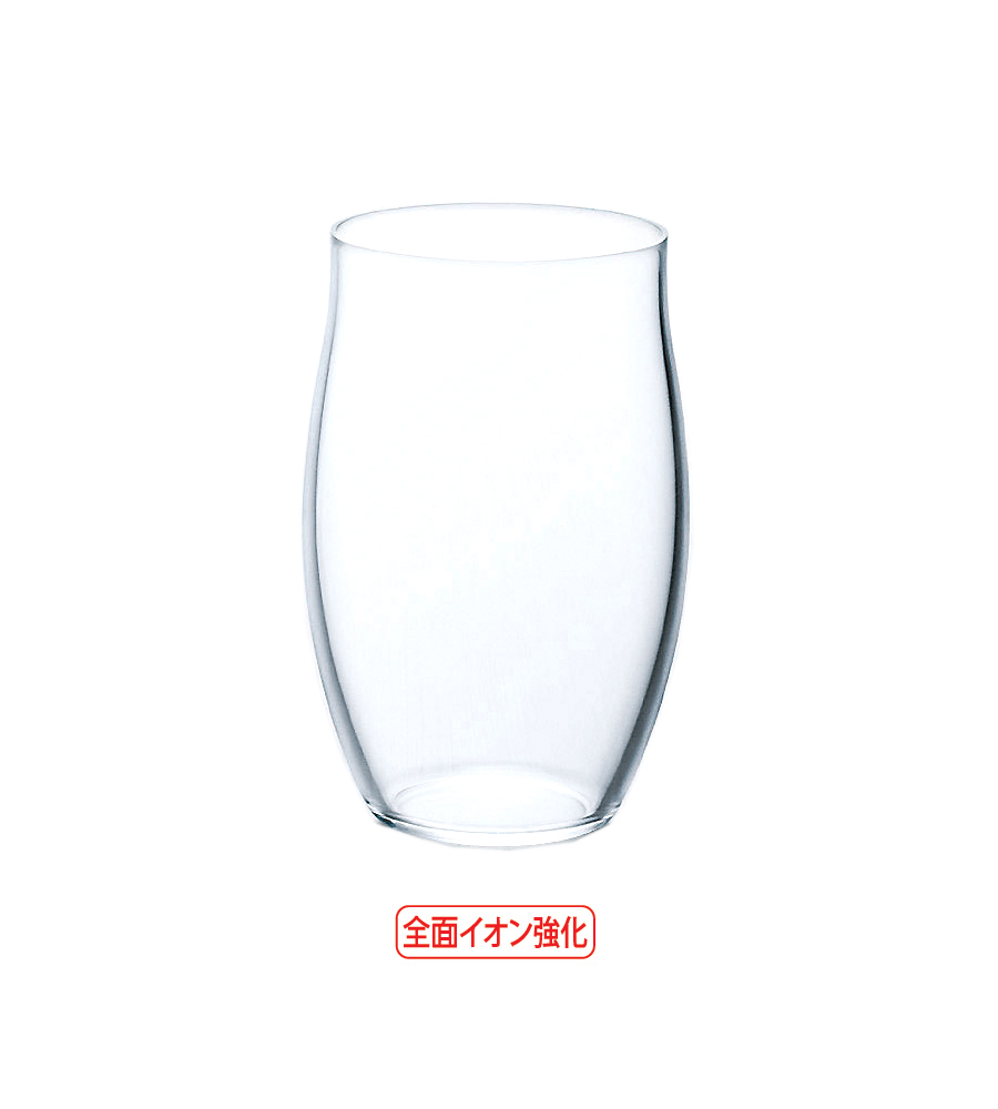 ADERIA 日本強化弧形薄口啤酒杯 360ml / 3入