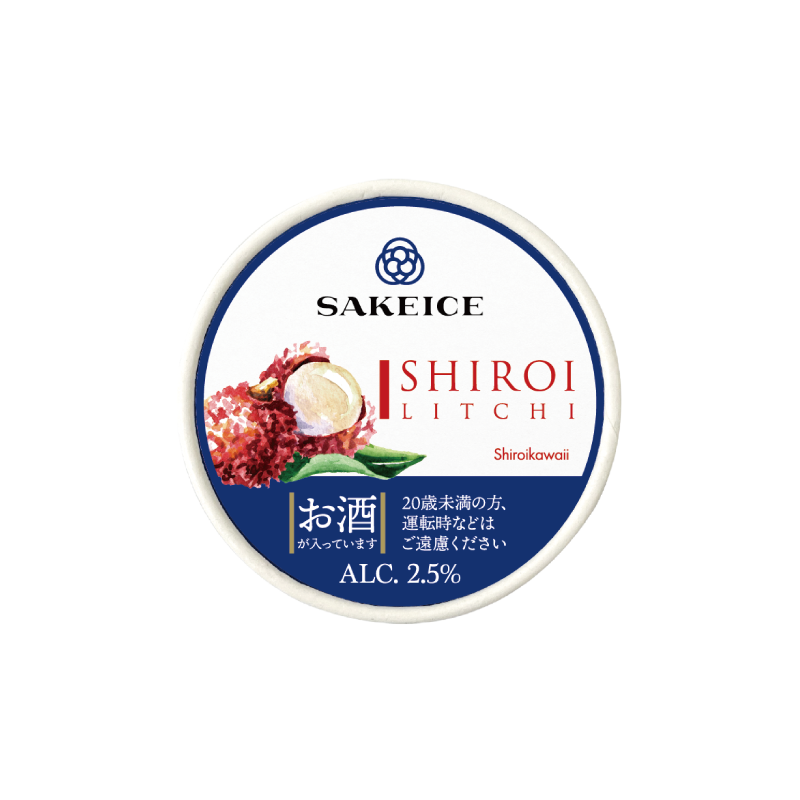 SAKEICE 日本酒冰淇淋 荔枝奶酒風味(36盒出貨)