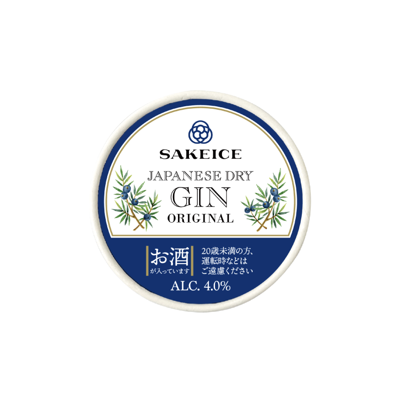 SAKEICE 日本酒冰淇淋 琴酒風味(36盒出貨)