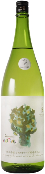 川鶴酒造 純米吟釀 さぬきオリーブ酵母仕込み 1800ml